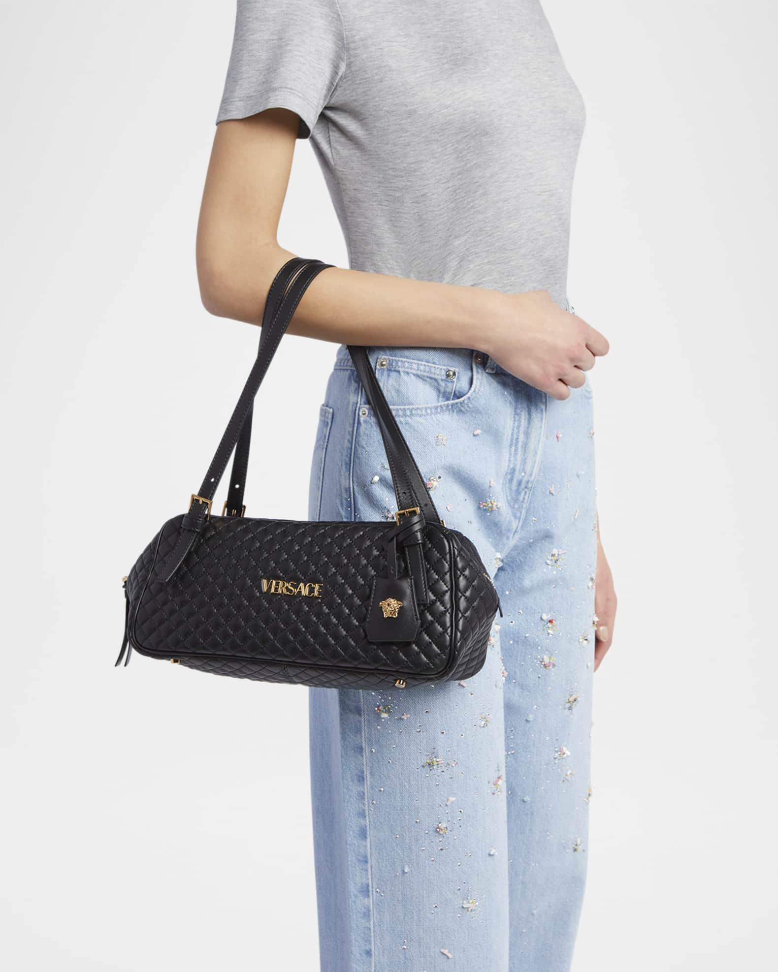 La Medusa Medium Quilted Leather Shoulder Bag Product Image