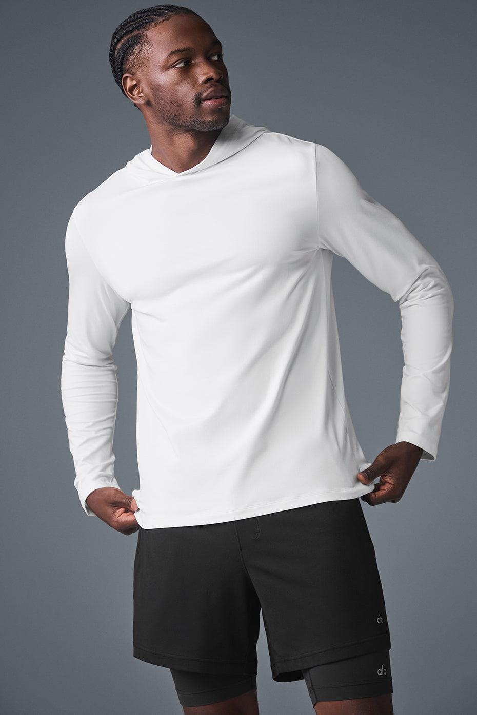 ALO | Conquer Reform Long Sleeve With Hood Top Product Image