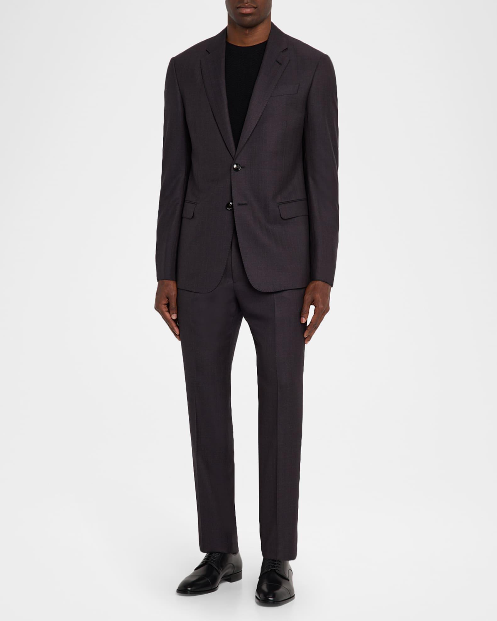 Men's Leather Red-Sole Derby Shoes Product Image