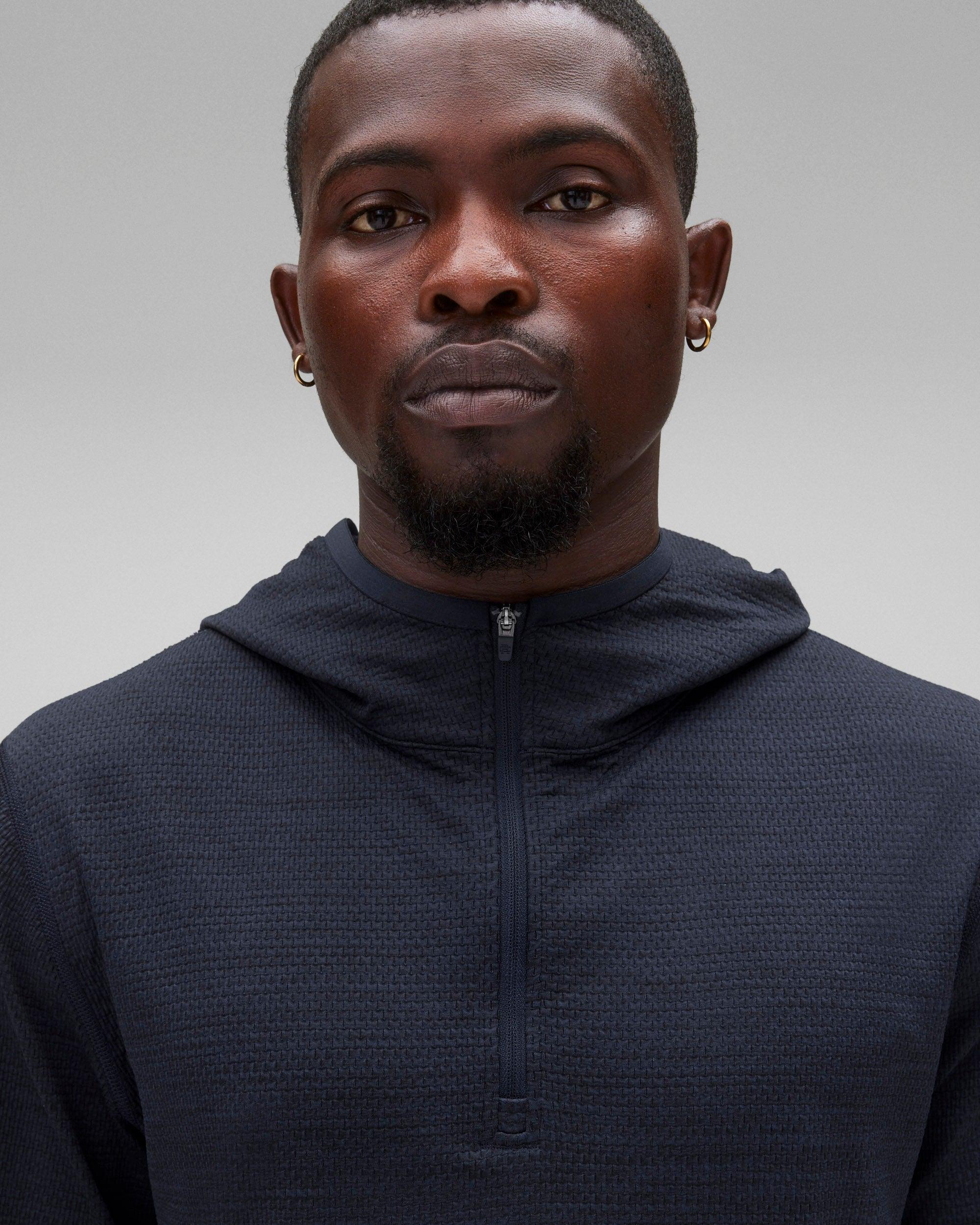 Solotex Mesh Tiebreak Standard Quarter Zip Hoodie Male Product Image