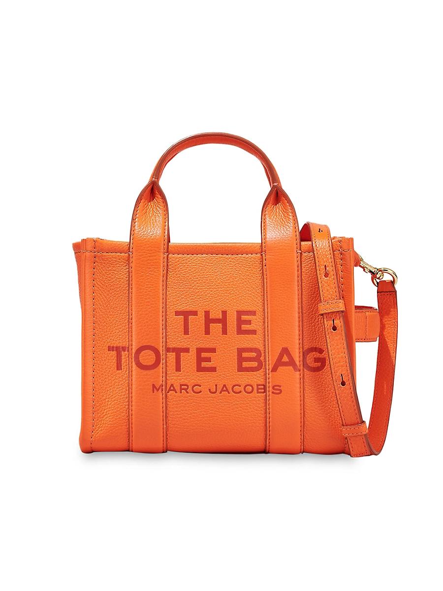 Womens The Leather Small Tote Bag Product Image