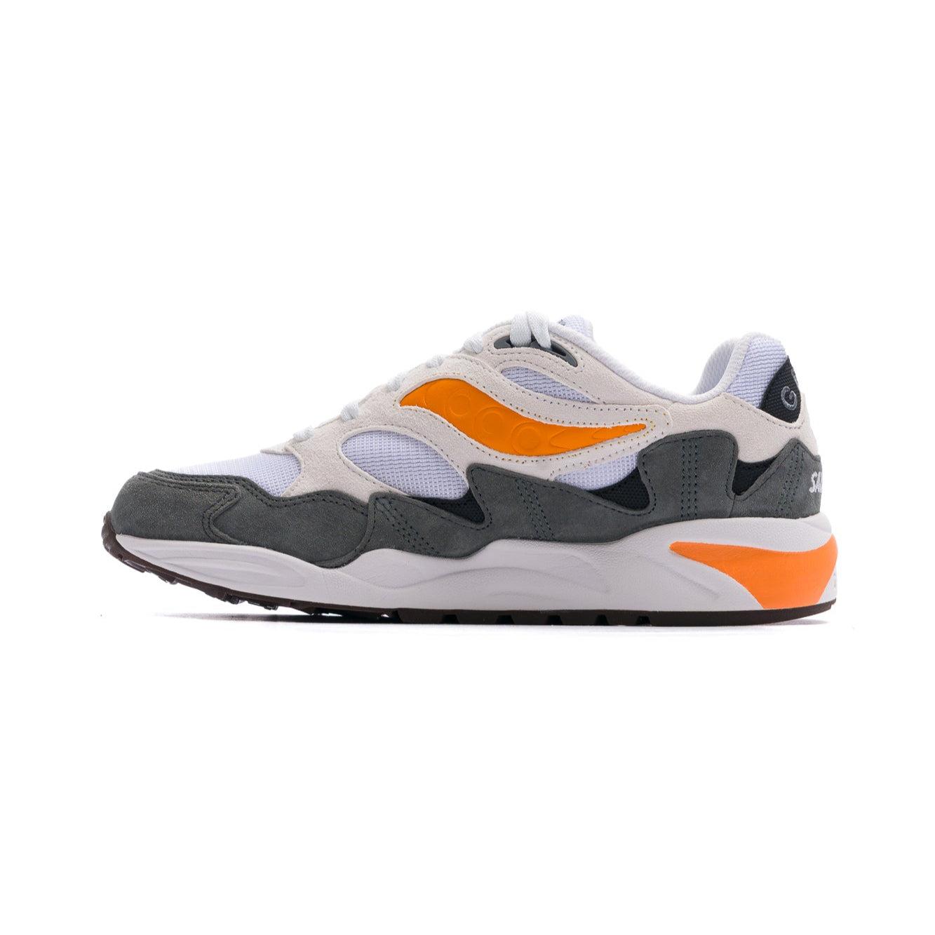 Saucony Original Grid Shadow 2 - White/Grey Product Image