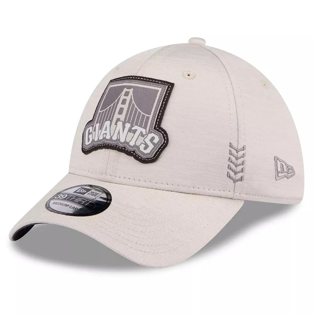 Men's New Era Cream San Francisco Giants 2024 Clubhouse 39THIRTY Flex Fit Hat,  Product Image