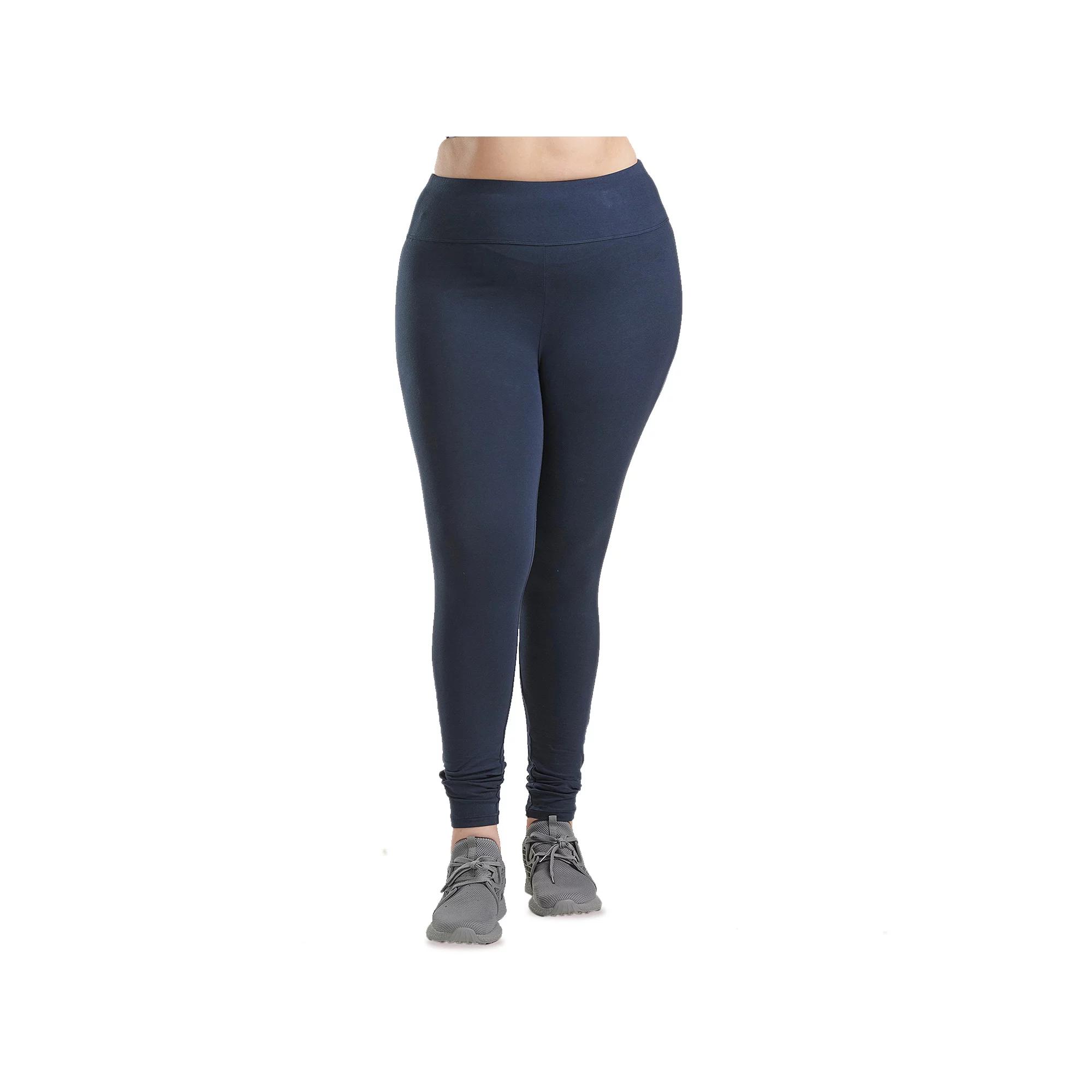 Plus Size Spalding High-Waisted Leggings, Women's, Size: 1XL, Blue Blazer Product Image