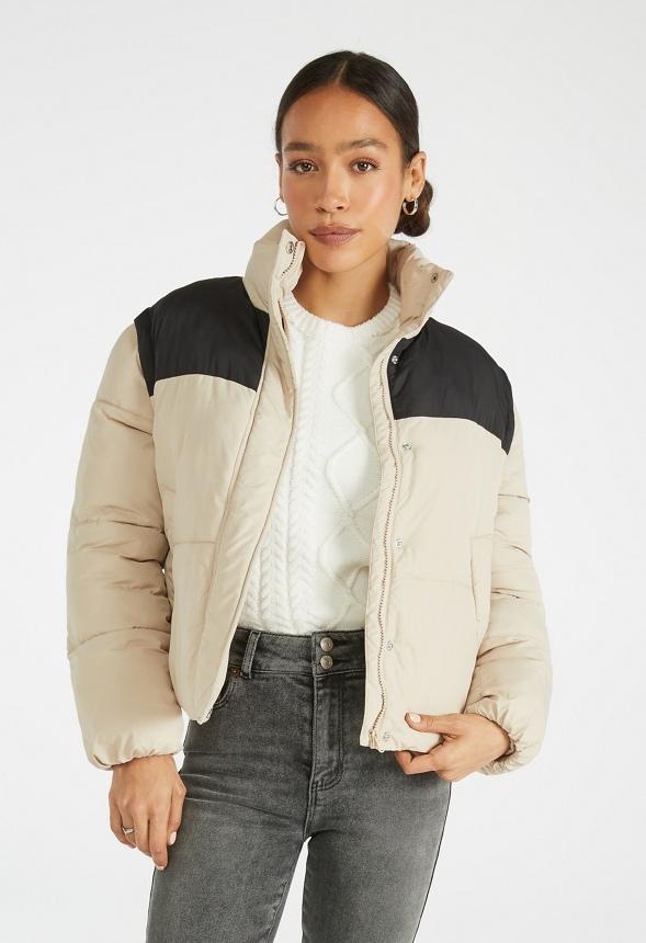 JustFab Margaux Platform Loafer Pump Womens Black/ White Size 8.5 Product Image