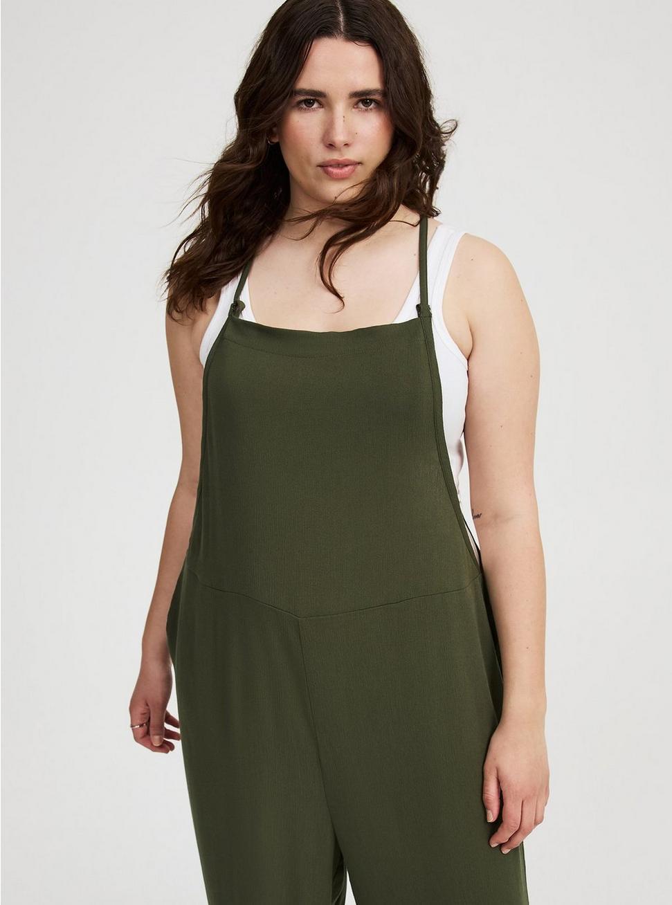 Wide Leg Overalls Product Image