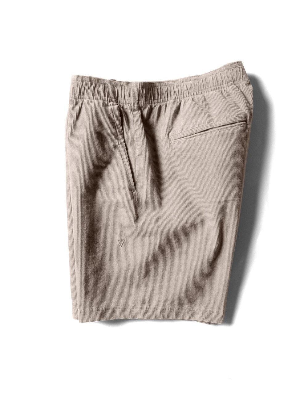 VISSLA No See Ums Mens Corduroy Elastic Waist Shorts - CHINO Product Image