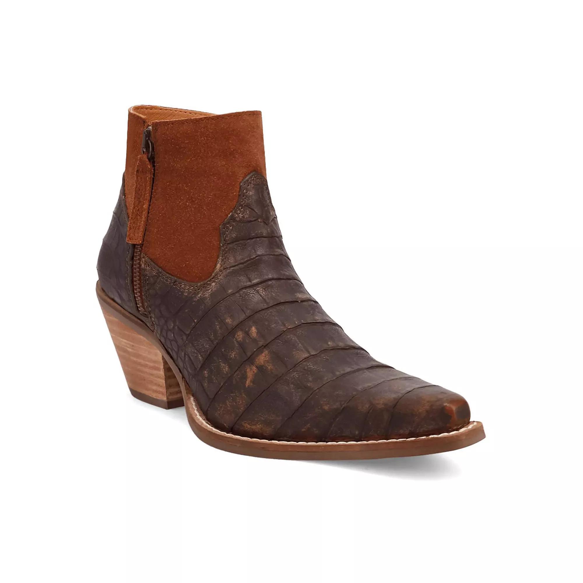 Dingo Rickie Women's Leather Booties, Size: 8, Brown Product Image