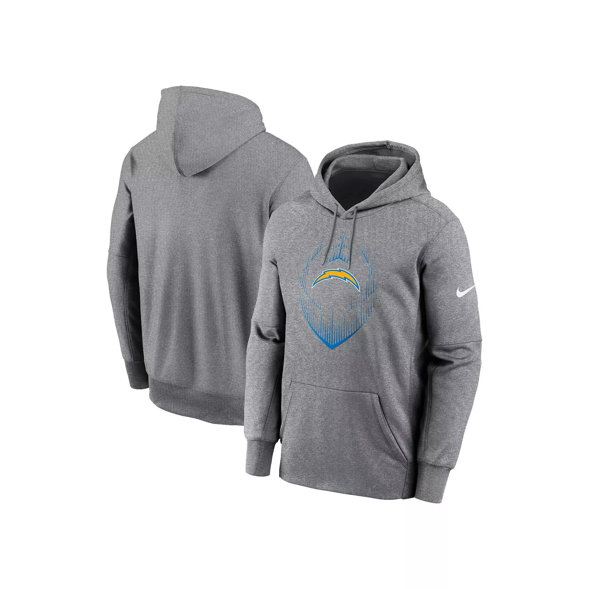 Men's Nike Heather Gray Cleveland Browns Performance Pullover Hoodie,  Product Image