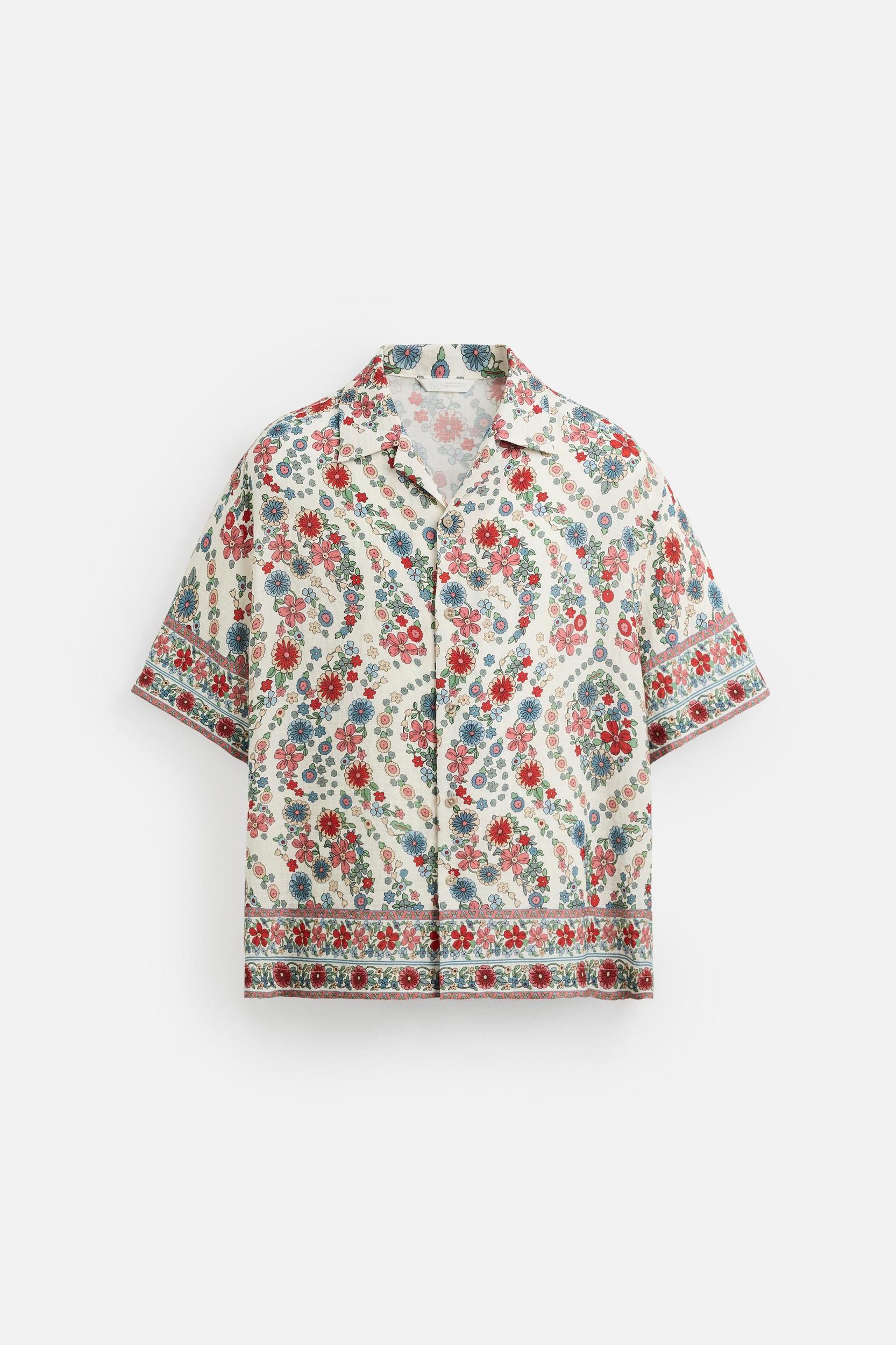 FLORAL PRINT SHIRT Product Image