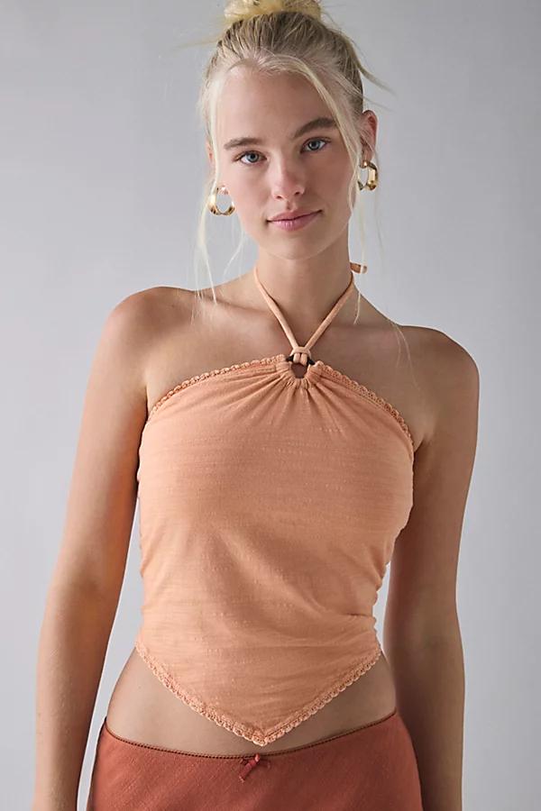 Kimchi Blue Mya Y-Neck Halter Crop Top Womens at Urban Outfitters Product Image