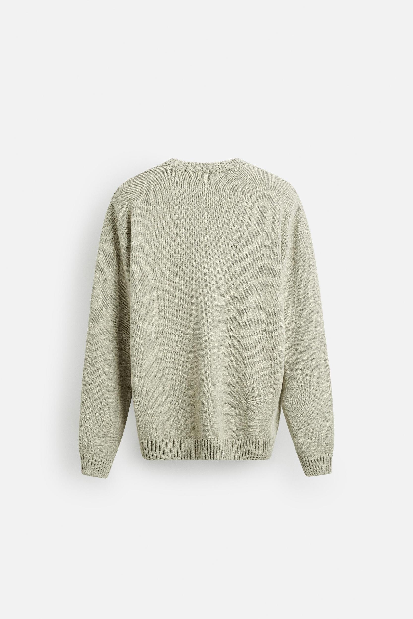 TEXTURED COTTON SWEATER Product Image