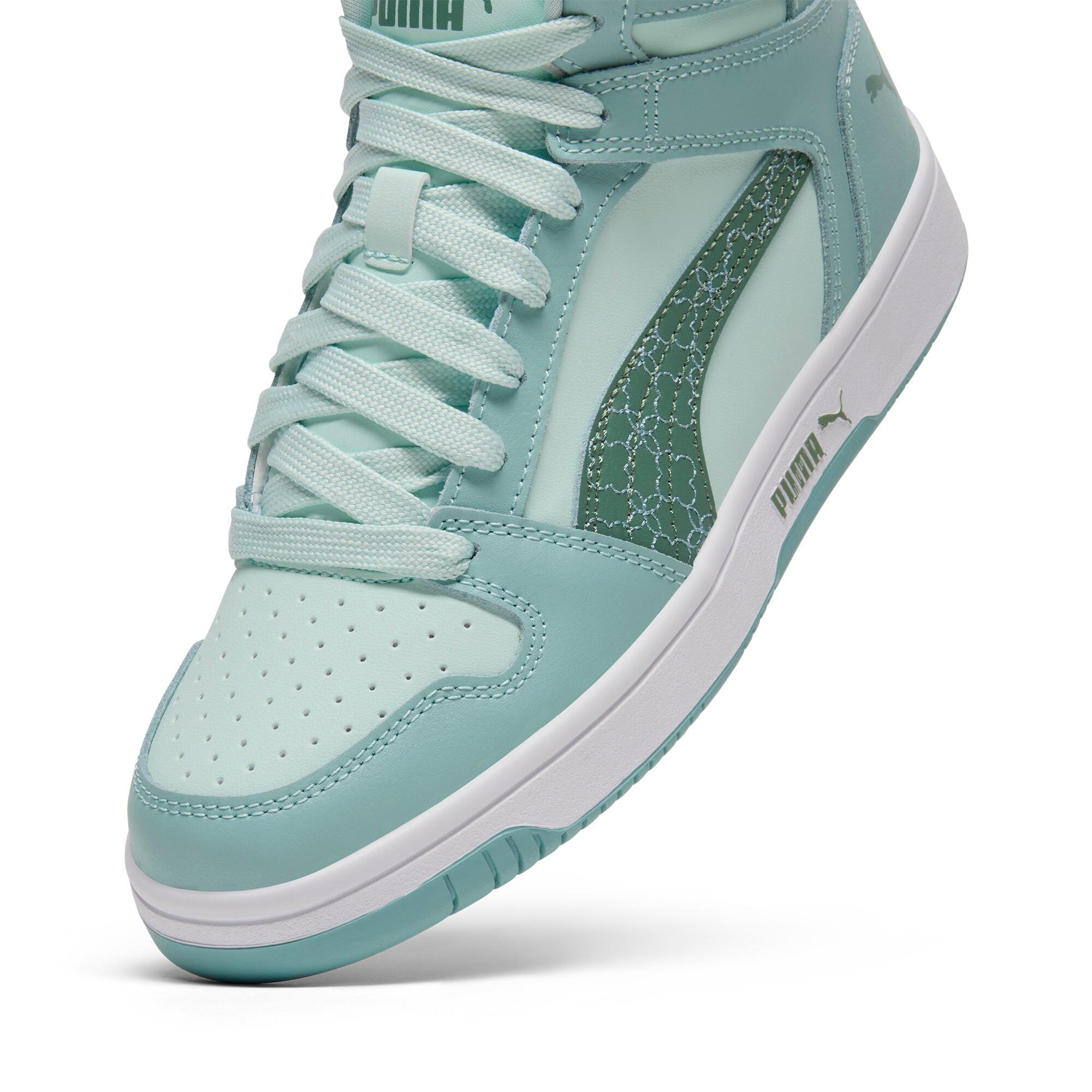 PUMA Rebound Layup Rebel Women's Mid Sneakers Product Image
