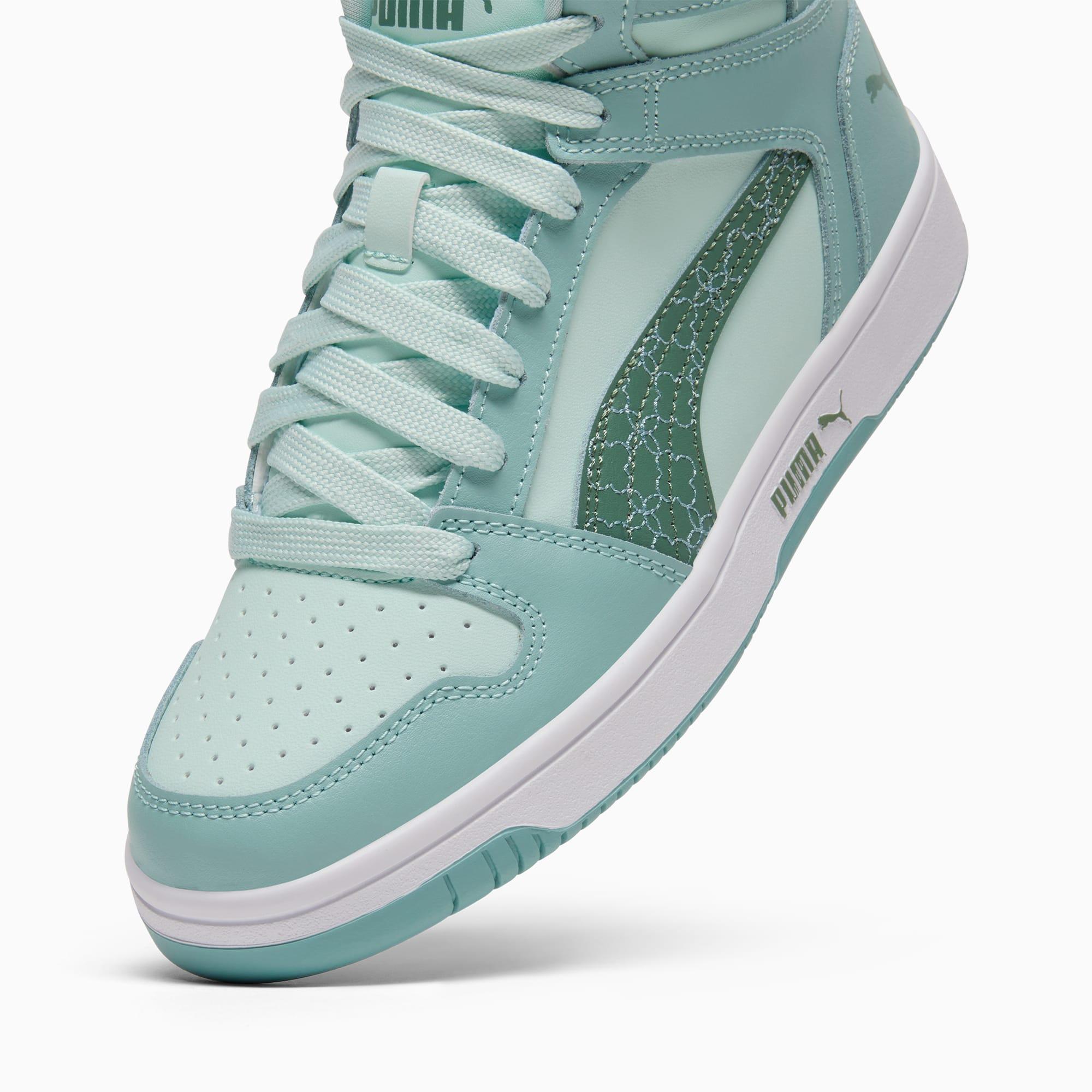 PUMA Rebound Layup Rebel Women's Mid Sneakers Product Image