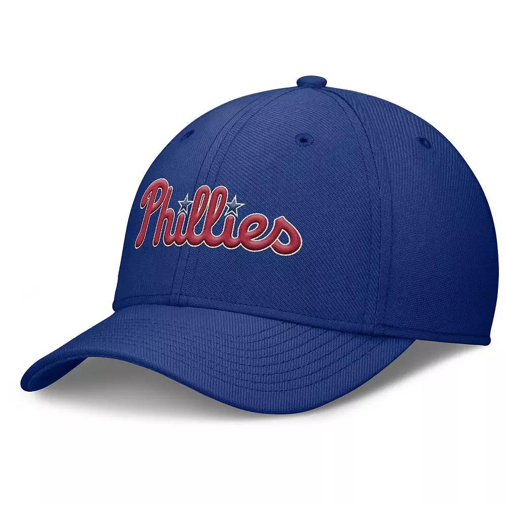 Men's Nike Royal Philadelphia Phillies Rise Performance Flex Hat, Size: Medium/Large, Blue Product Image
