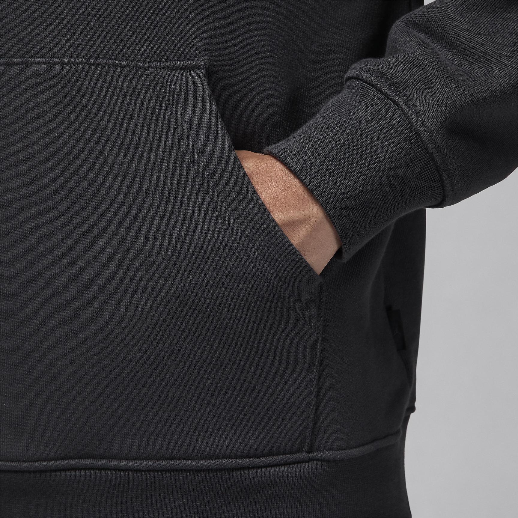 Air Jordan Wordmark Men's Fleece Pullover Hoodie Product Image