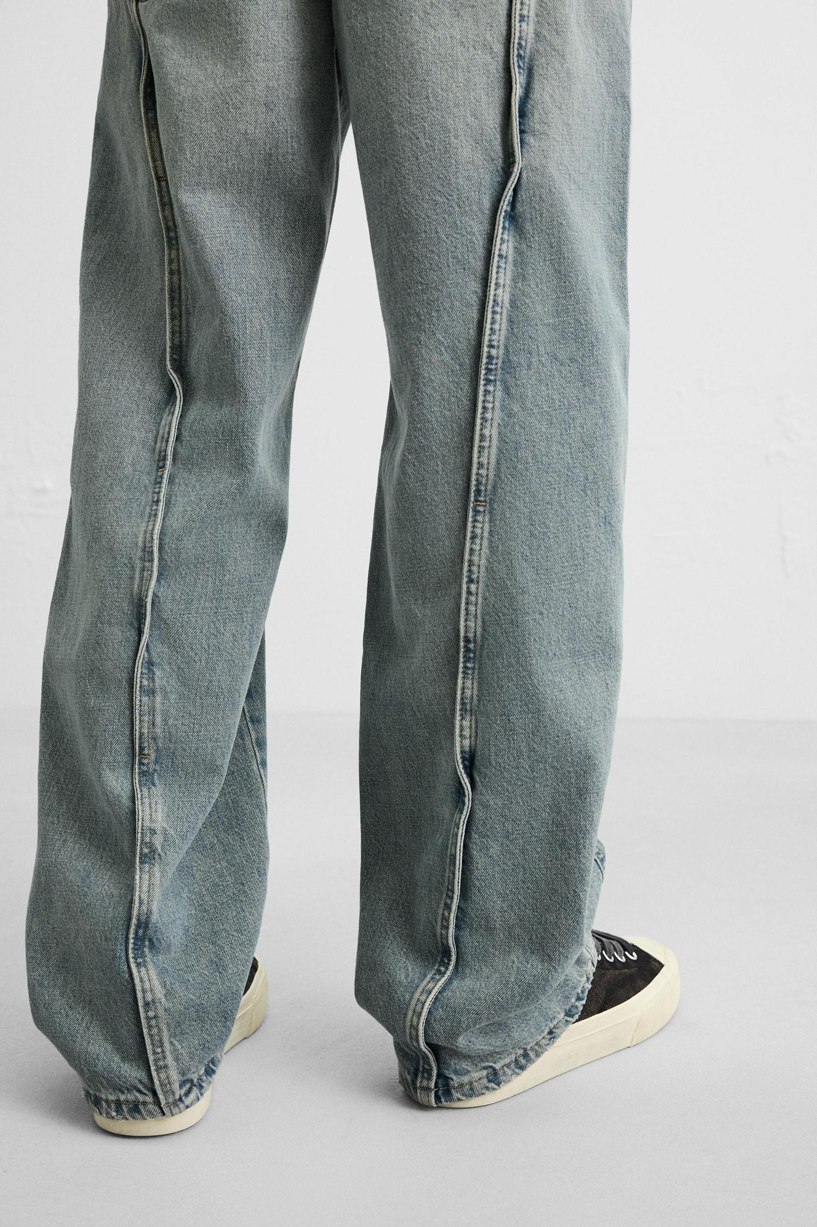SEAMED BAGGY FIT JEANS Product Image