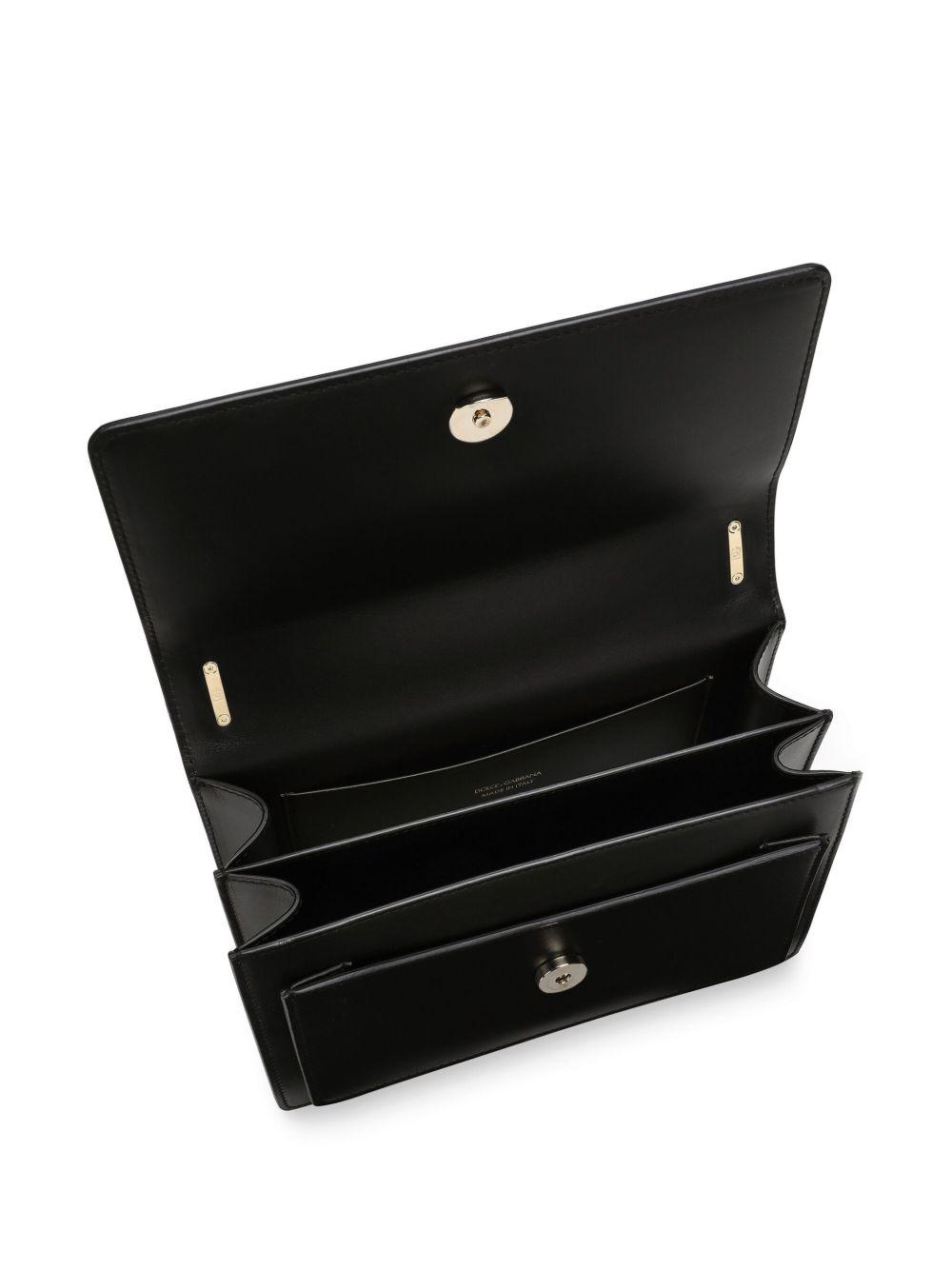 logo-plaque leather crossbody bag  Product Image