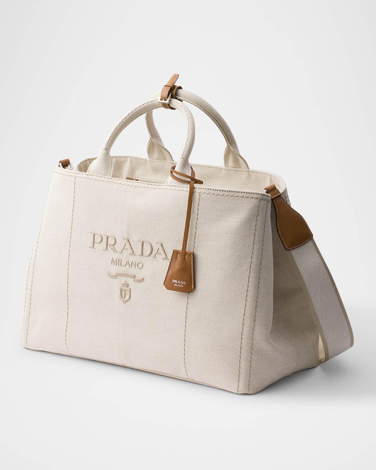 Linen-Blend Top Bag Product Image
