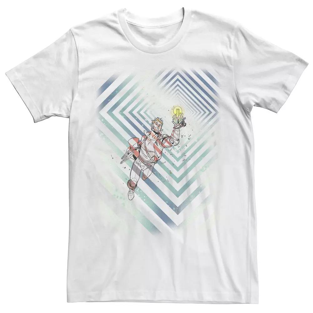 Men's Marvel Guardians Of The Galaxy Flying Star-Lord Graphic Tee,  Product Image