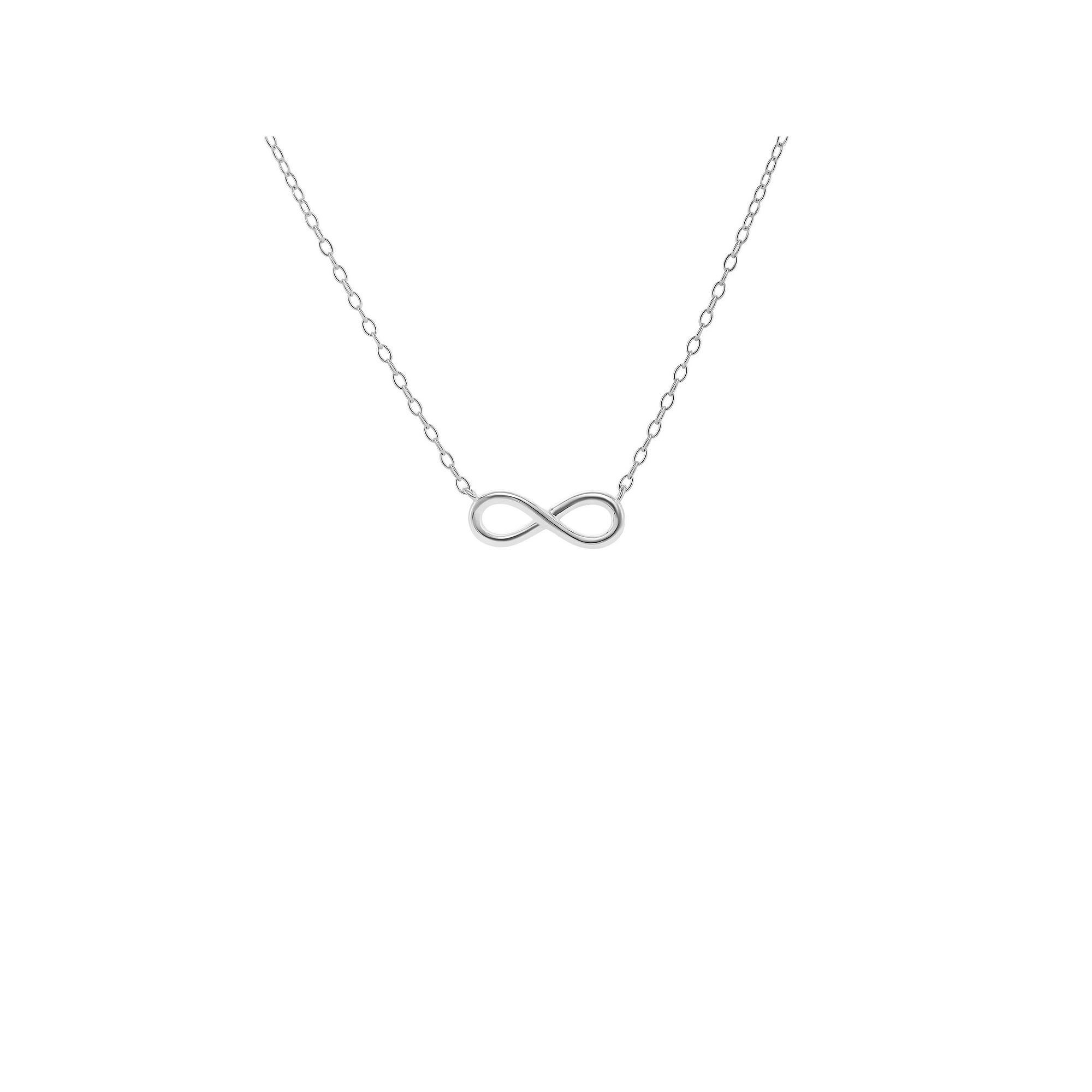 PRIMROSE Sterling Silver Infinity Symbol Necklace, Women's, Size: 18" Product Image