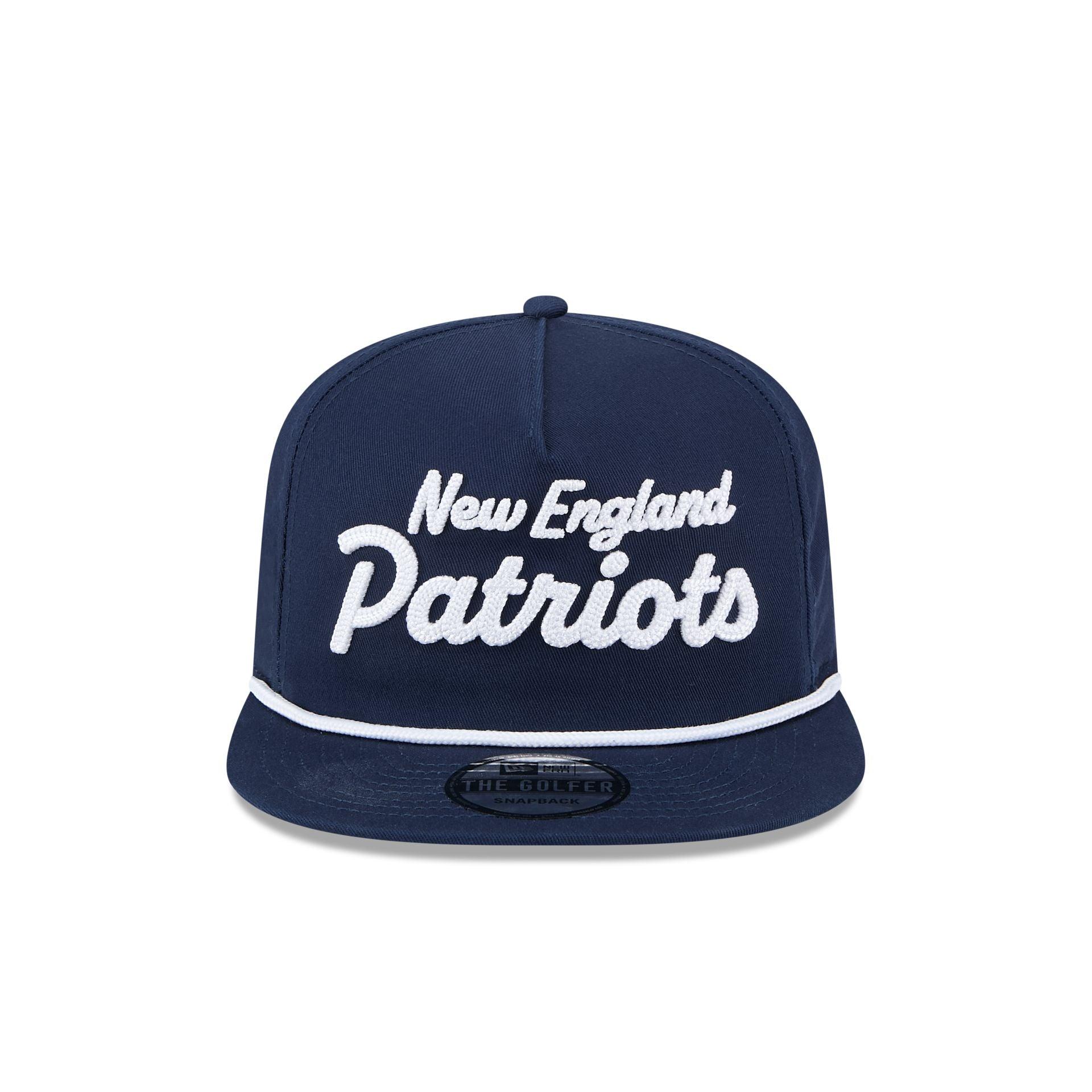 New England Patriots Team Text Golfer Hat Male Product Image