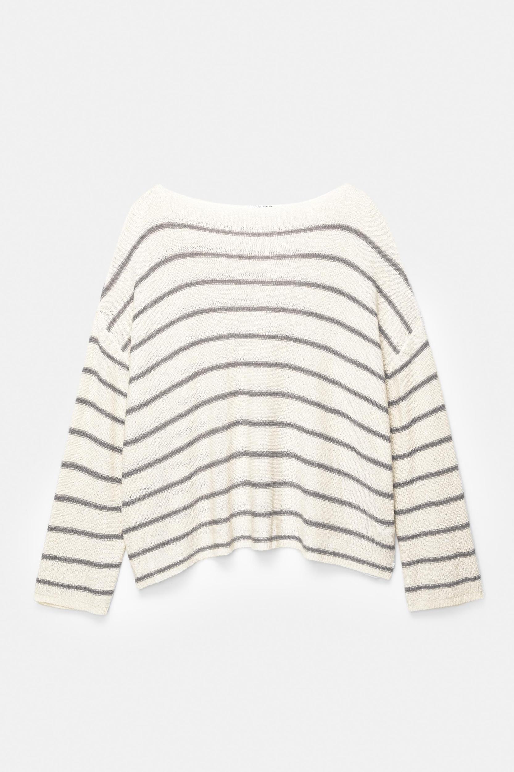 Oversize striped sweater Product Image