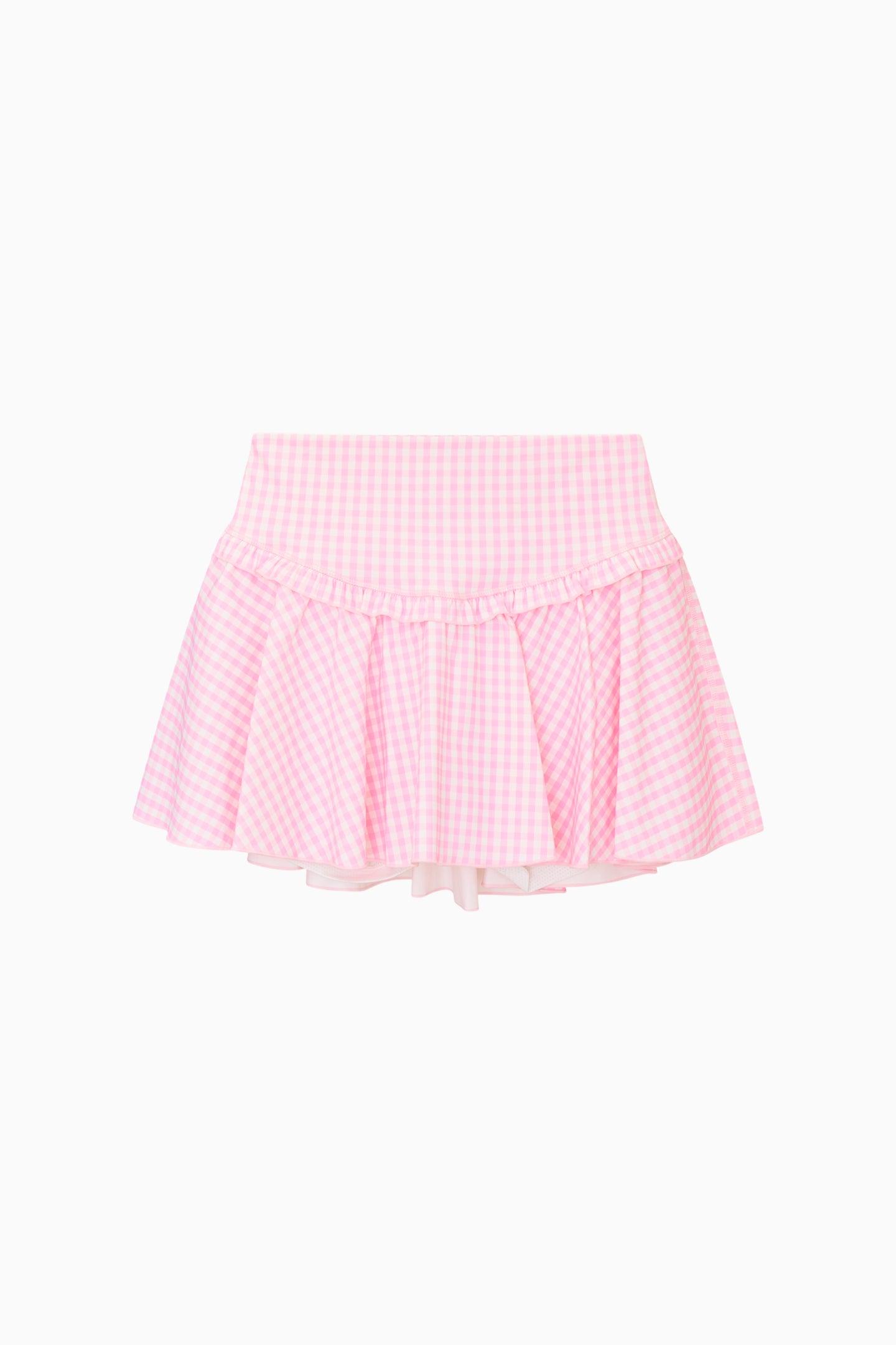 Vanina Printed Active Skort - TICKLED PINK Product Image
