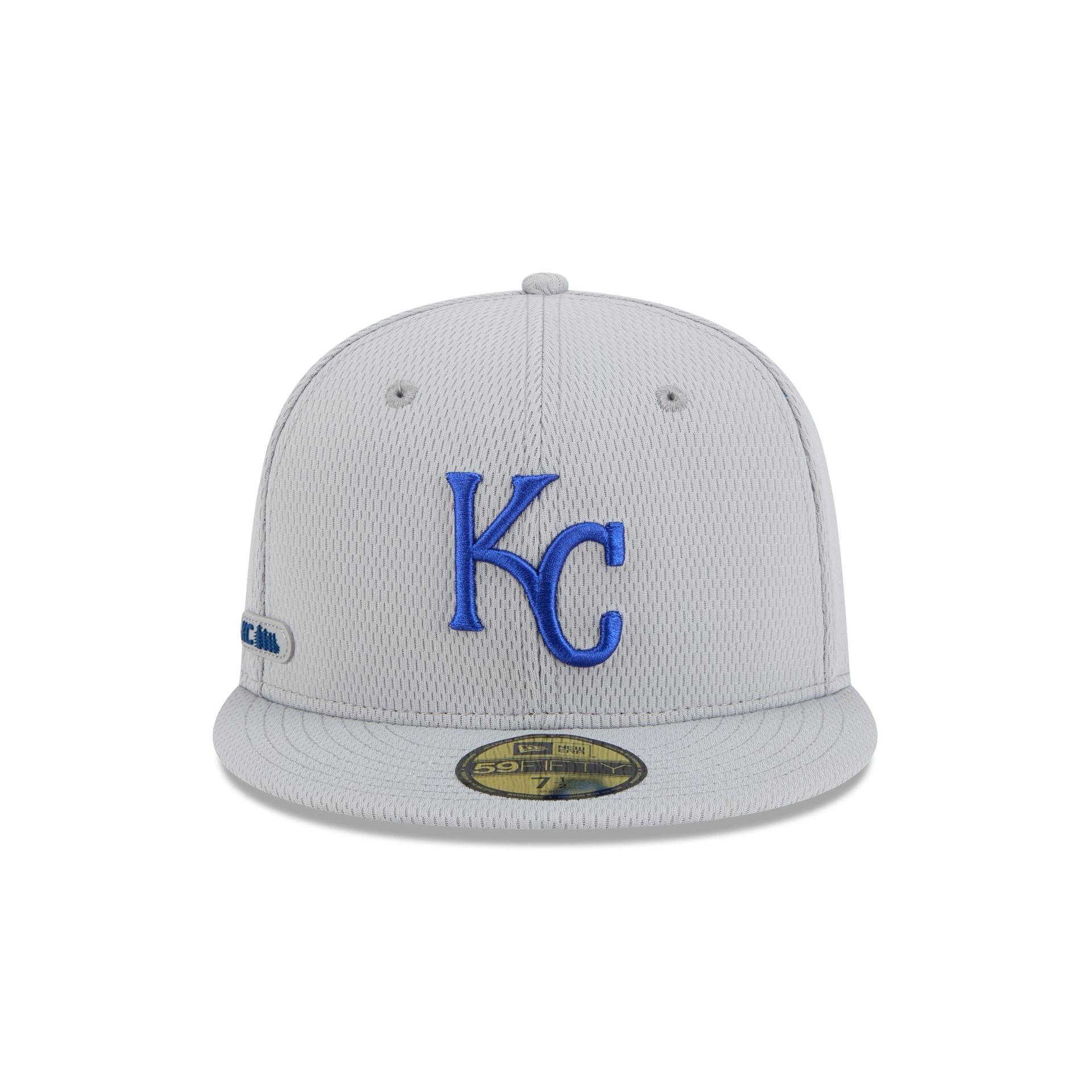 Kansas City Royals 2025 Clubhouse Gray 59FIFTY Fitted Hat Male Product Image