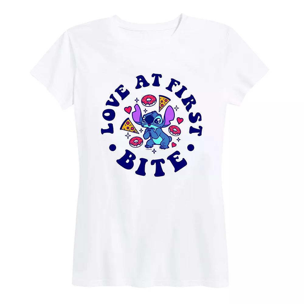 Disney's Lilo & Stitch Women's Love At First Bite Graphic Tee,  Product Image