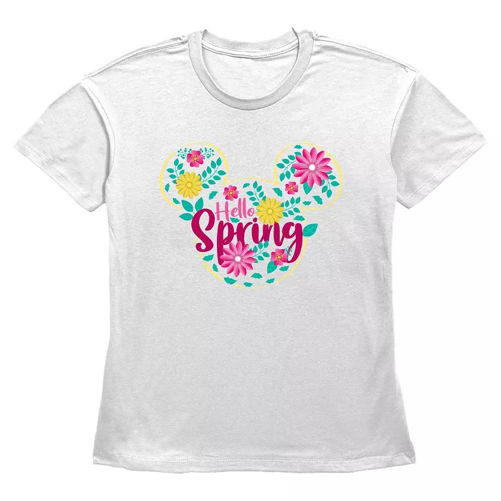 Disney's Mickey Mouse Hello Spring Women's Graphic Tee,  Product Image