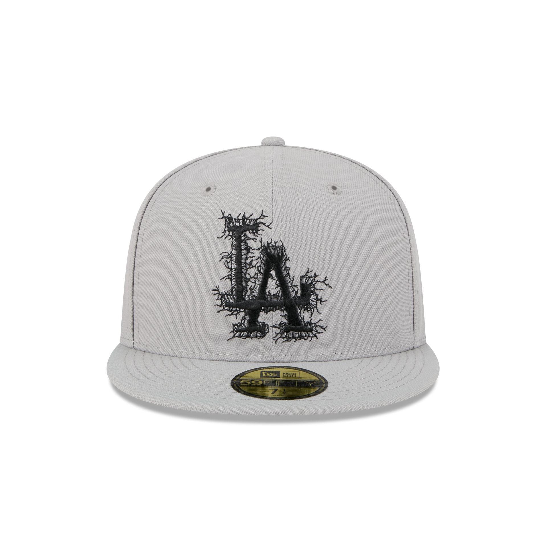 Los Angeles Dodgers Cracked Cement 59FIFTY Fitted Hat Male Product Image