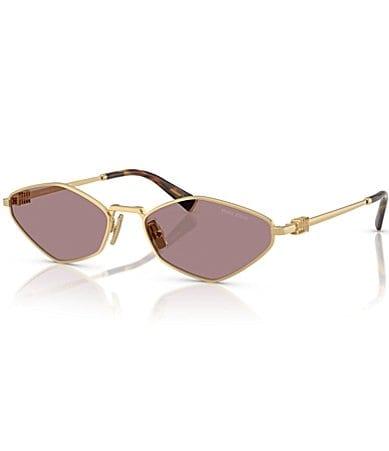 Womens 56MM Geometric Sunglasses Product Image