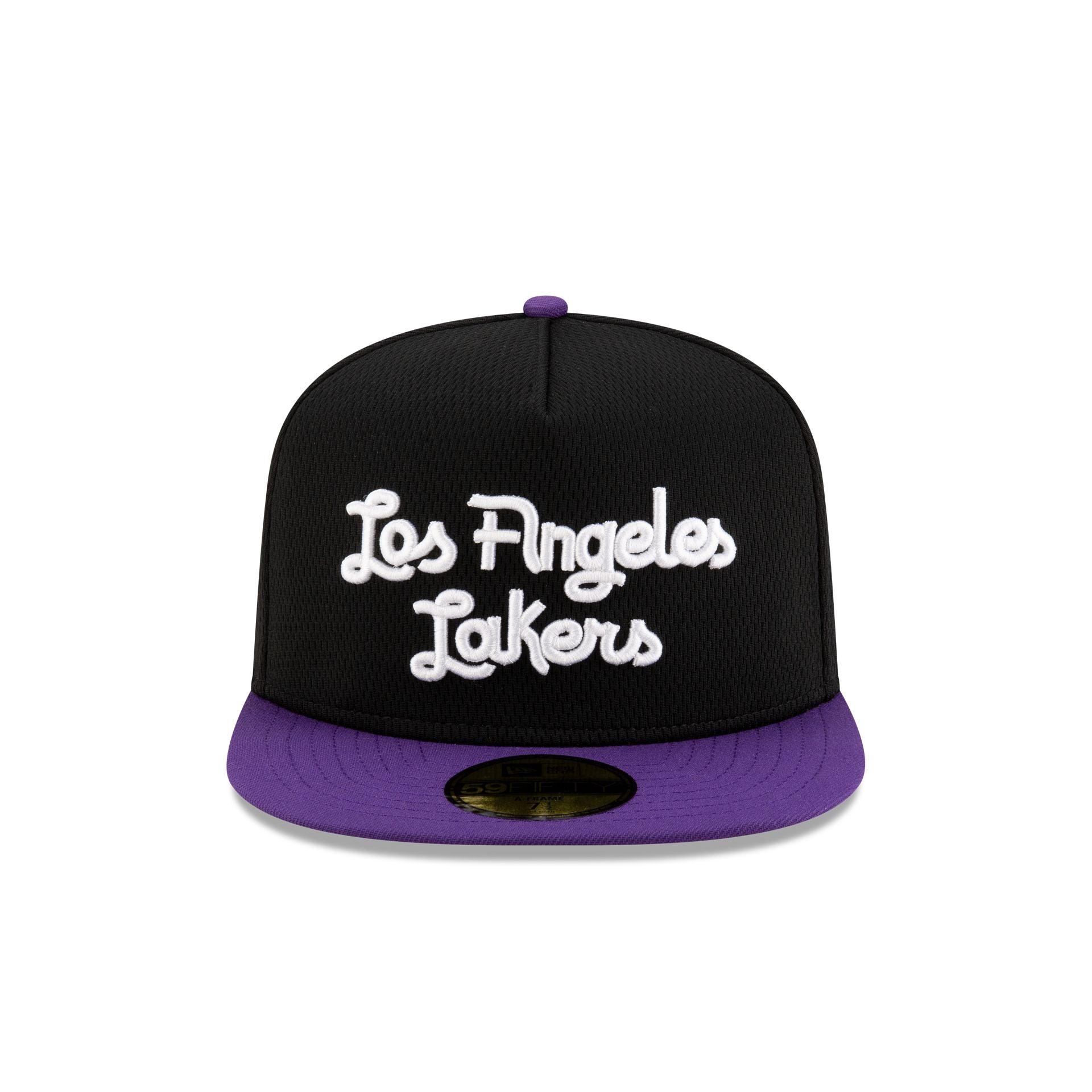 Los Angeles Lakers Dashmark Mesh 59FIFTY A-Frame Fitted Hat Male Product Image