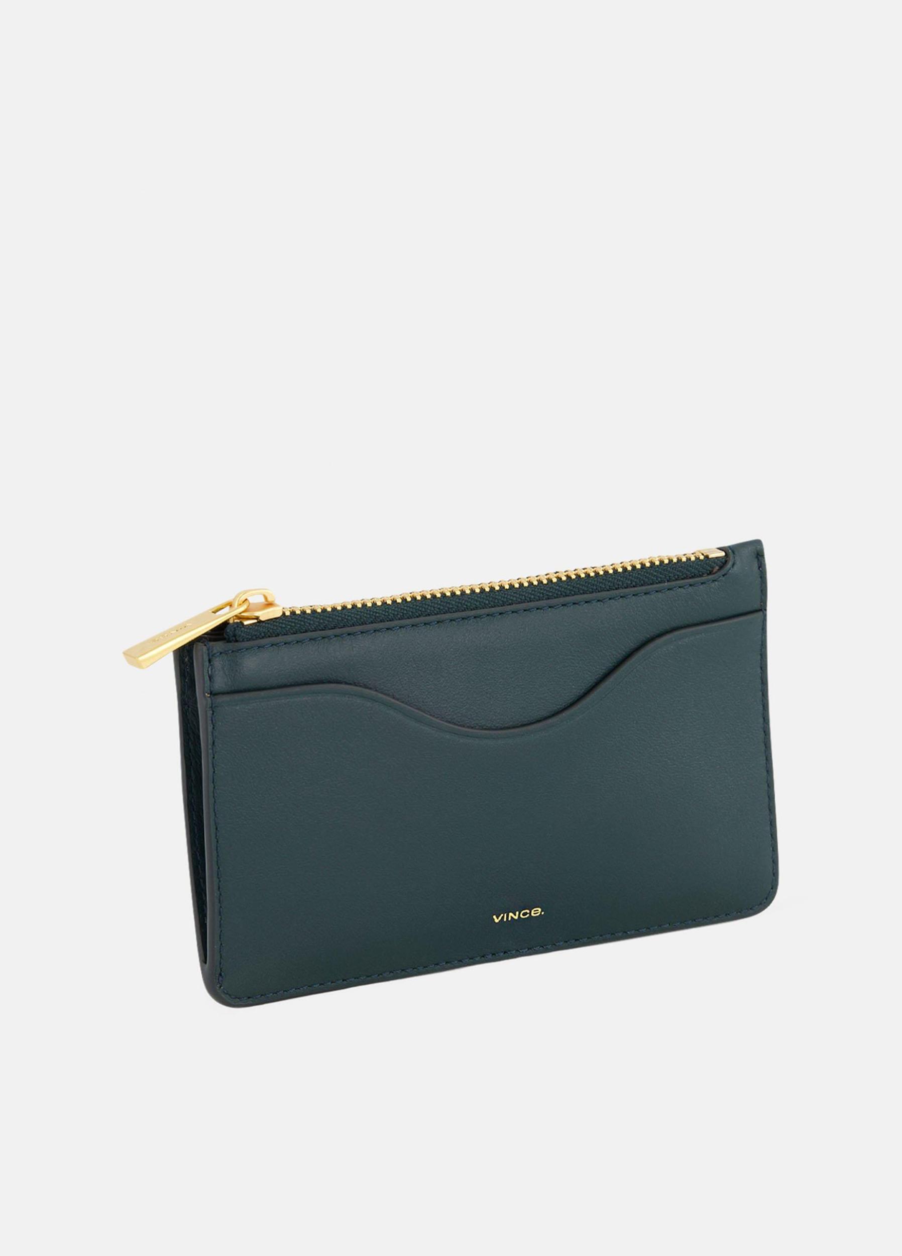 Leather Zip-Top Card Case Product Image