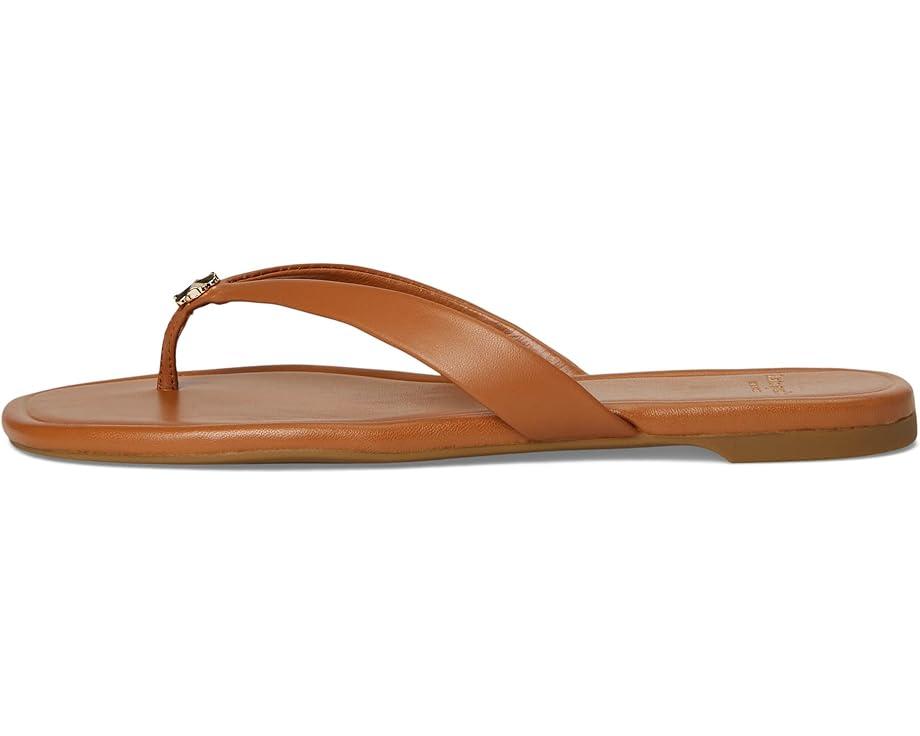 Spade Flower Smooth Leather Flip-Flop Product Image
