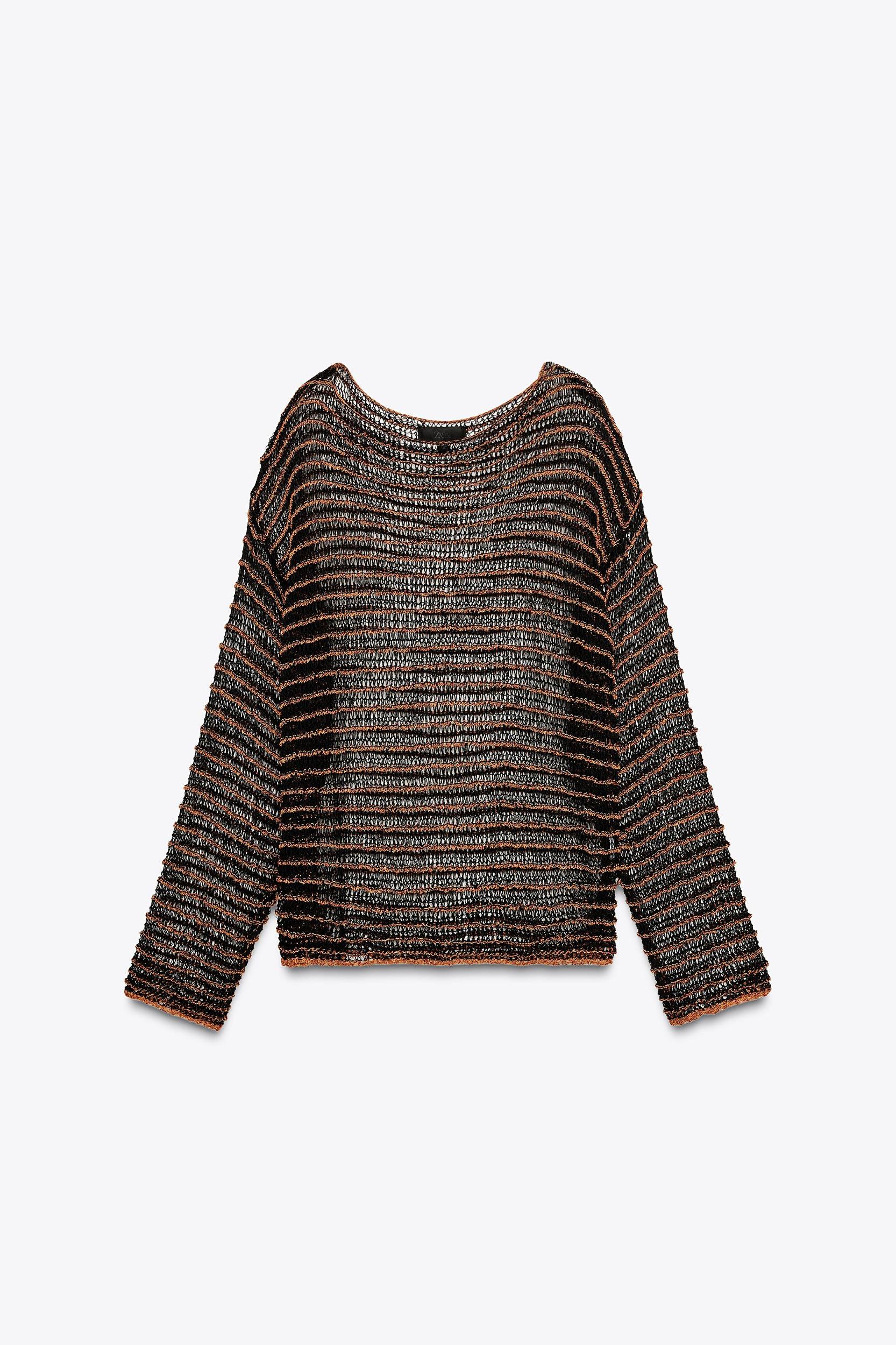 OPEN KNIT SWEATER Product Image