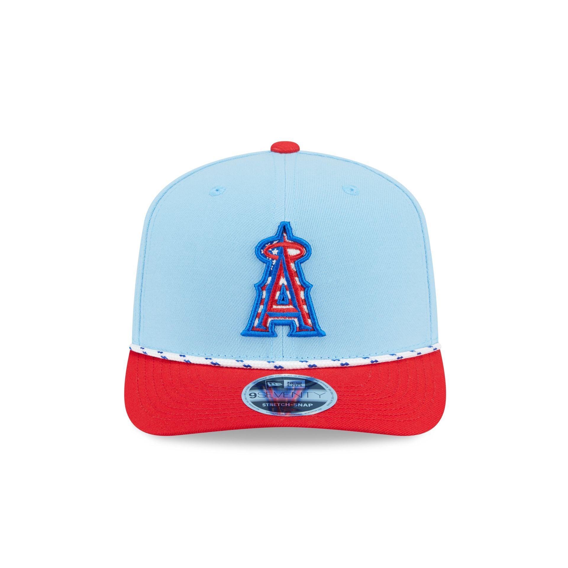 Los Angeles Angels Independence Day 2025 9SEVENTY Stretch-Snap Hat Male Product Image