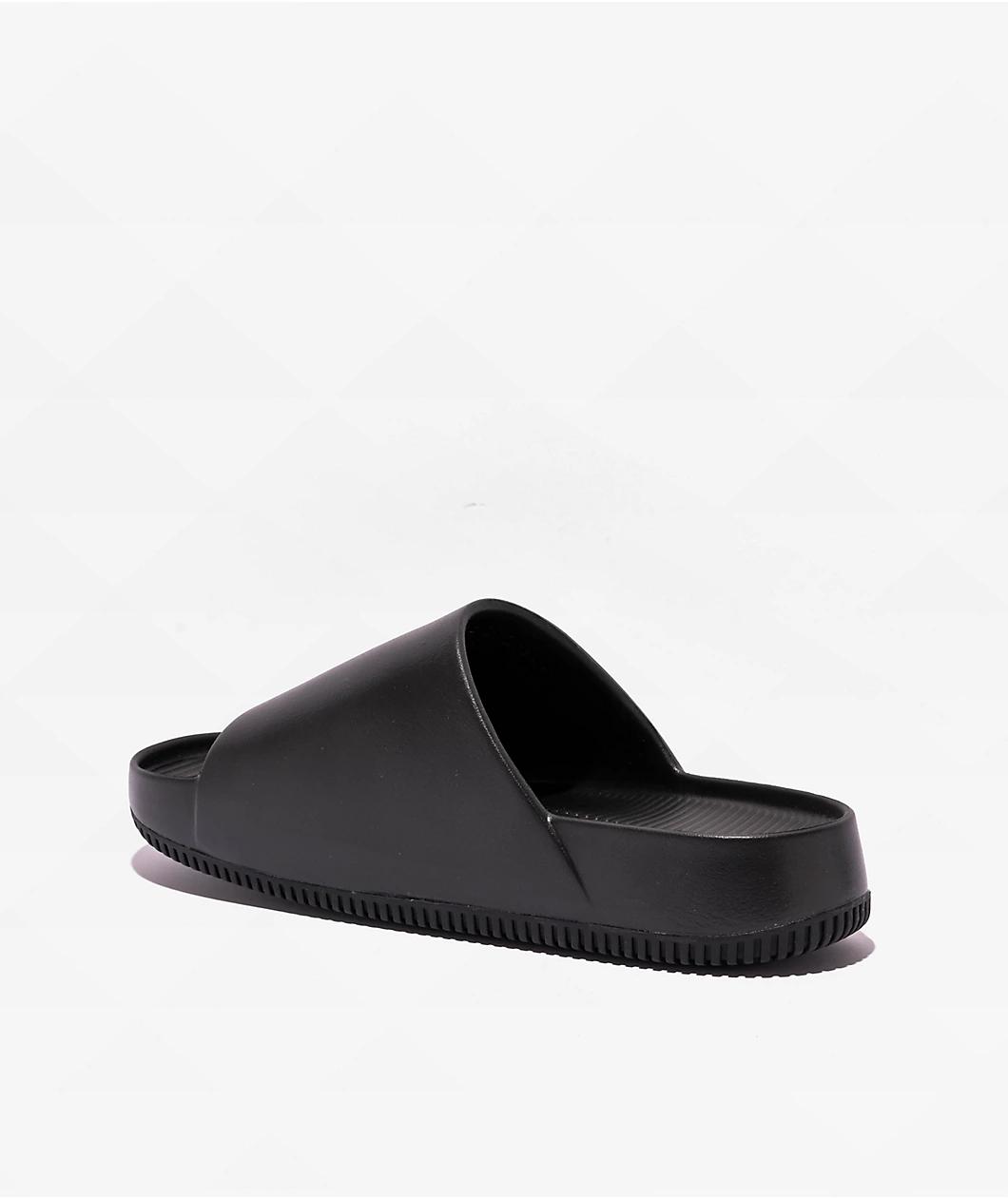 Nike Calm Black Slide Sandals Product Image