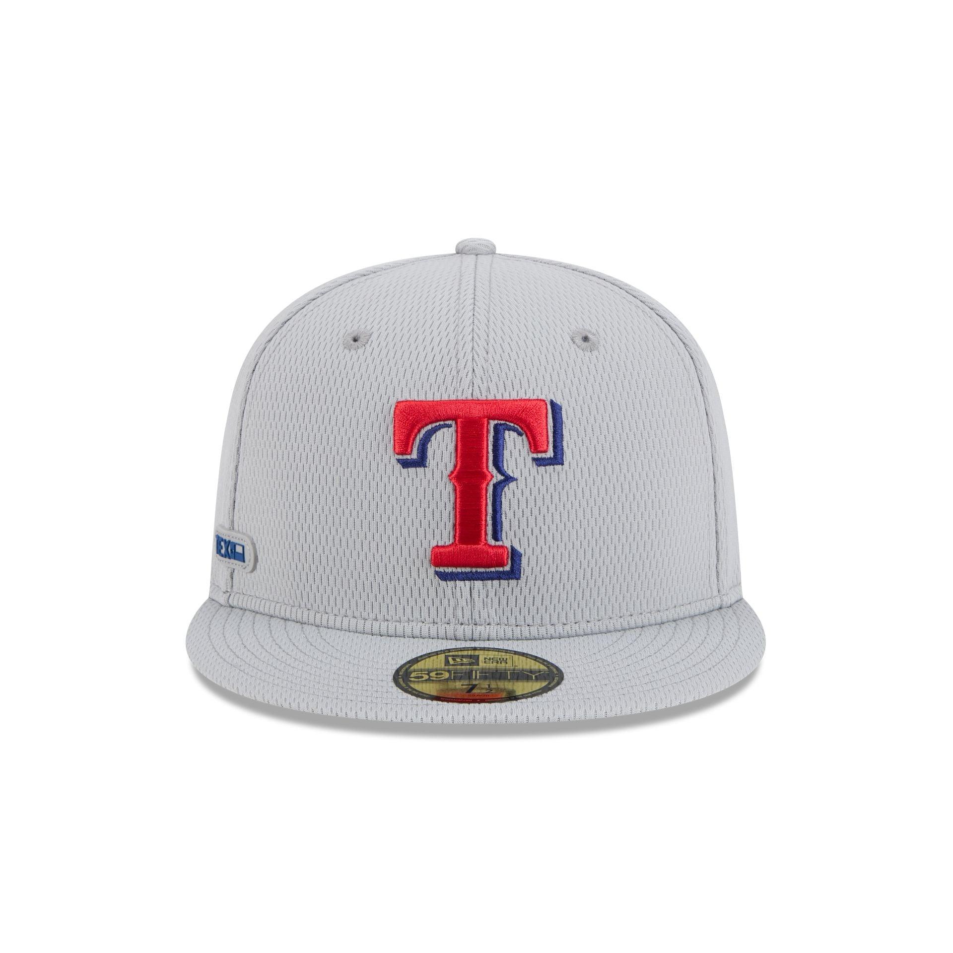 Texas Rangers 2025 Clubhouse Gray 59FIFTY Fitted Hat Male Product Image