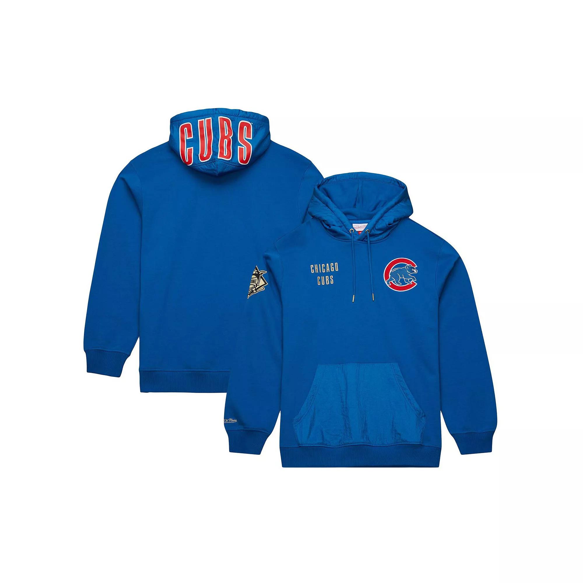 Men's Mitchell & Ness Royal Chicago Cubs Team OG 2.0 Current Logo Pullover Hoodie, Size: Large, Blue Product Image
