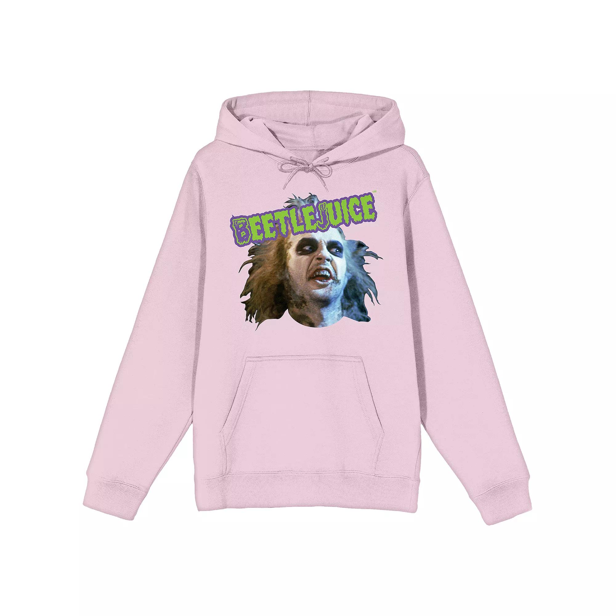 Men's Beetlejuice Character Face Hoodie,  Product Image