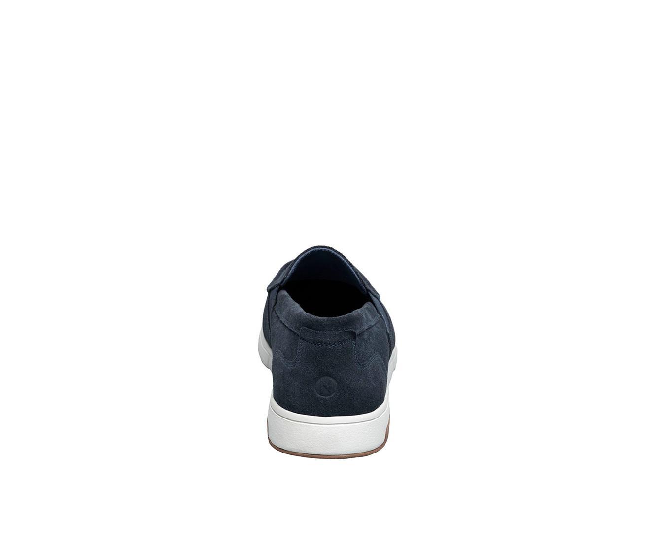 Men's Nunn Bush Luca Suede Moc Toe Venetian Slip On Loafers Product Image