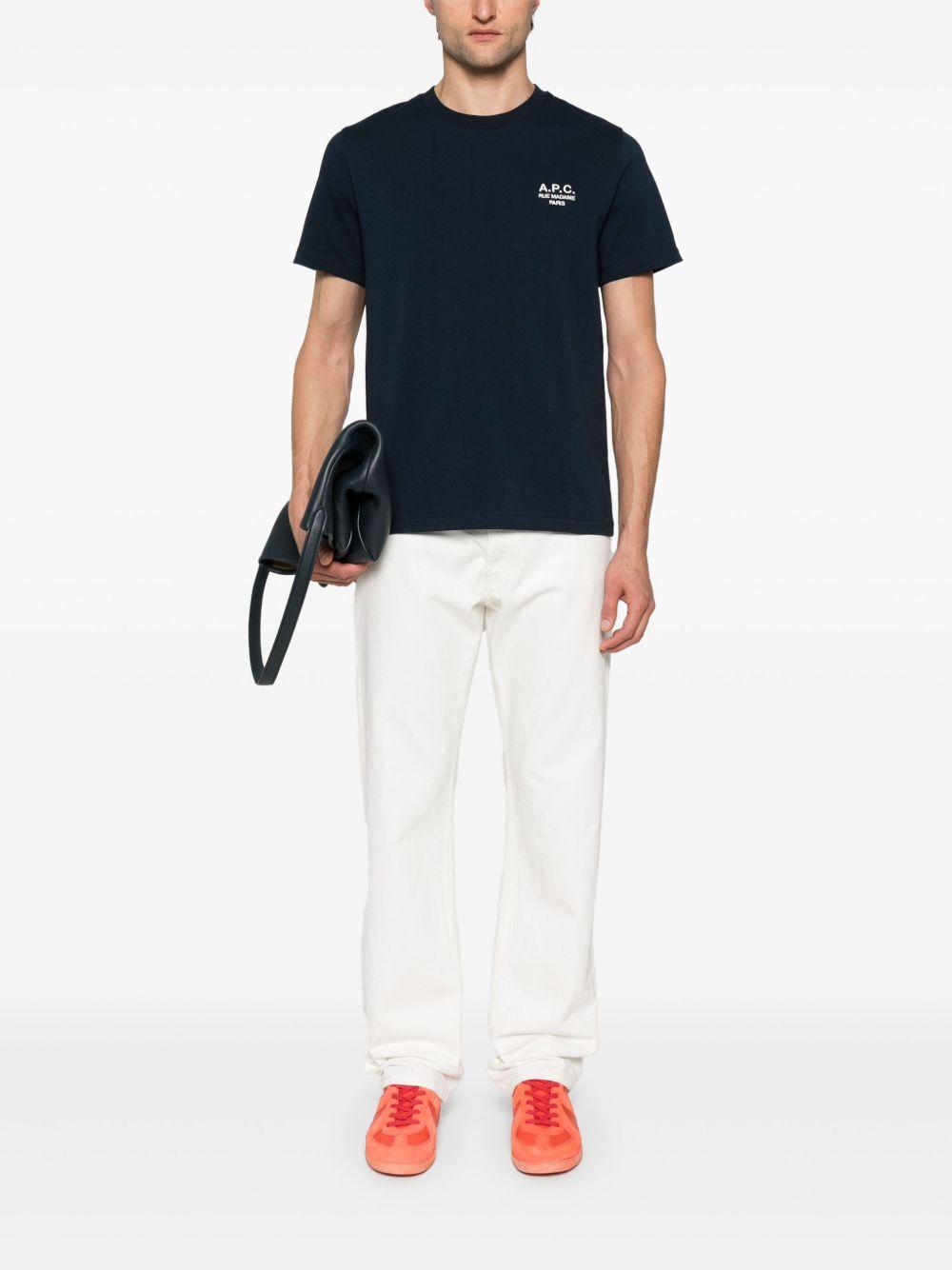 logo-embroidered cotton T-shirt Product Image