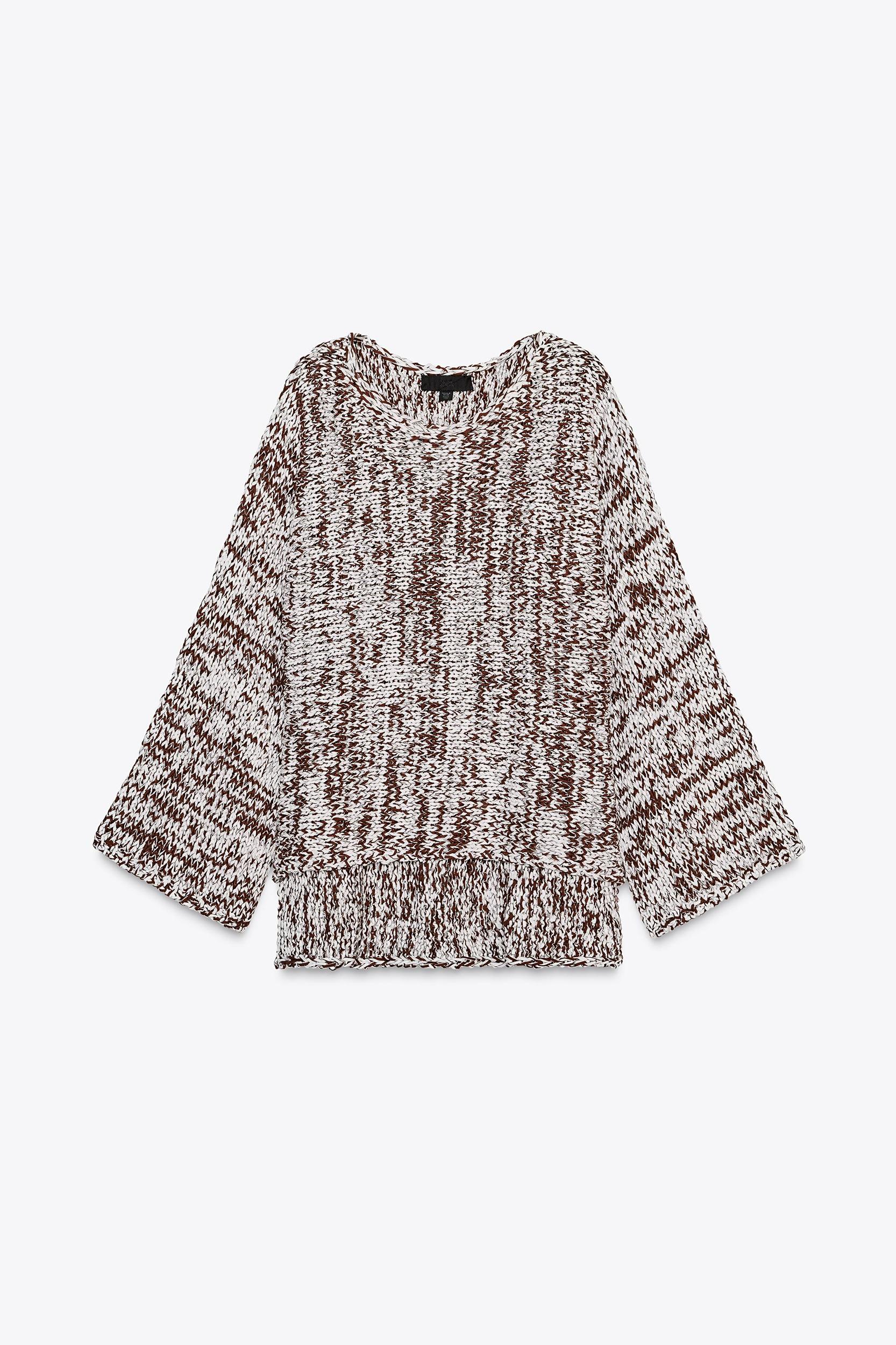 COMBINATION KNIT SWEATER Product Image