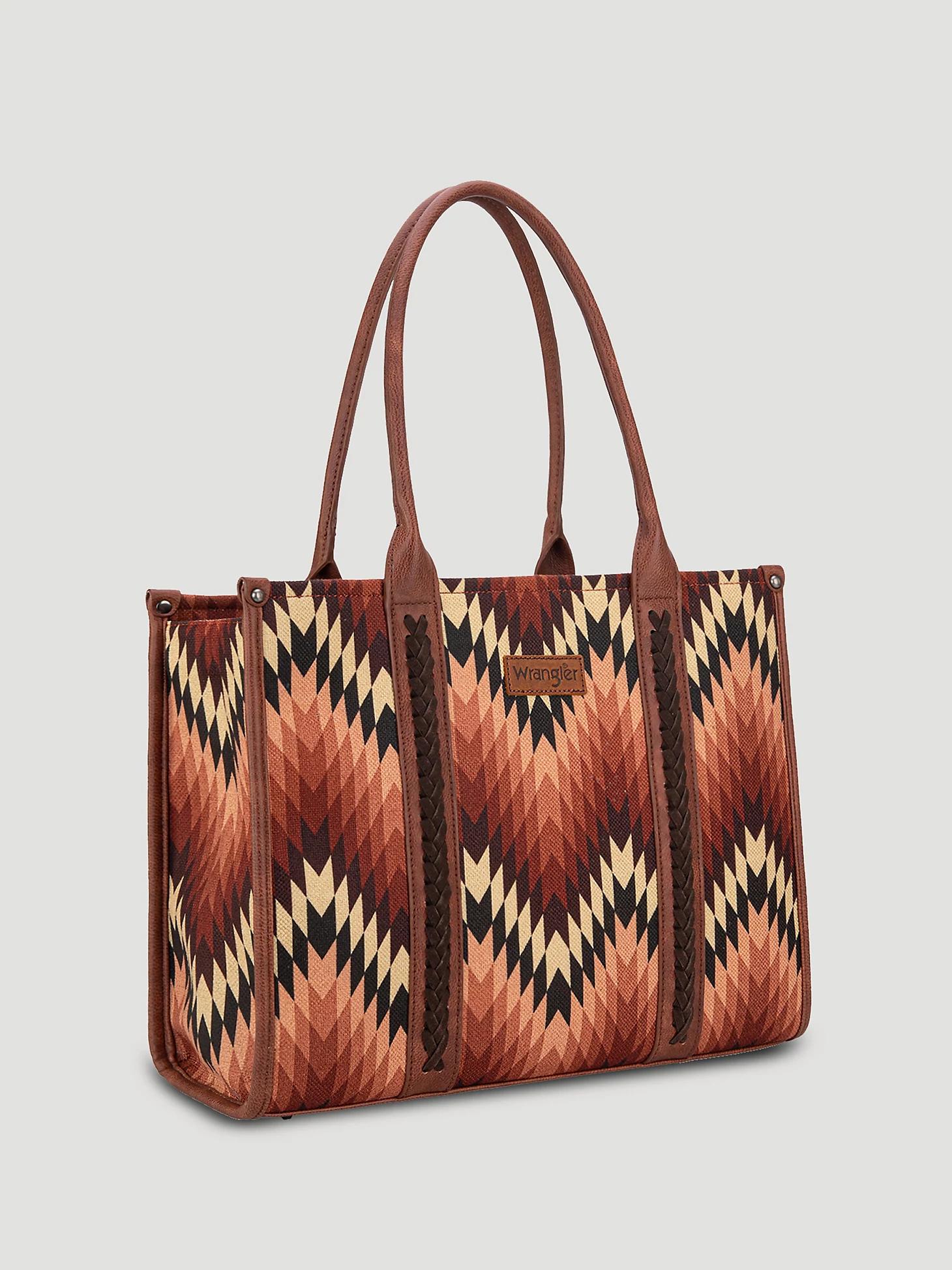 Zig Zag Print Wide Tote | Women's ACCESSORIES | Wrangler® Product Image