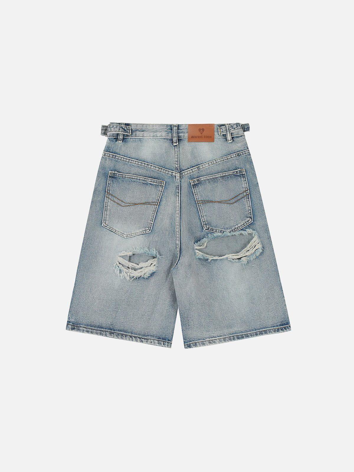Aelfric Eden Distressed Fringe Jorts Product Image