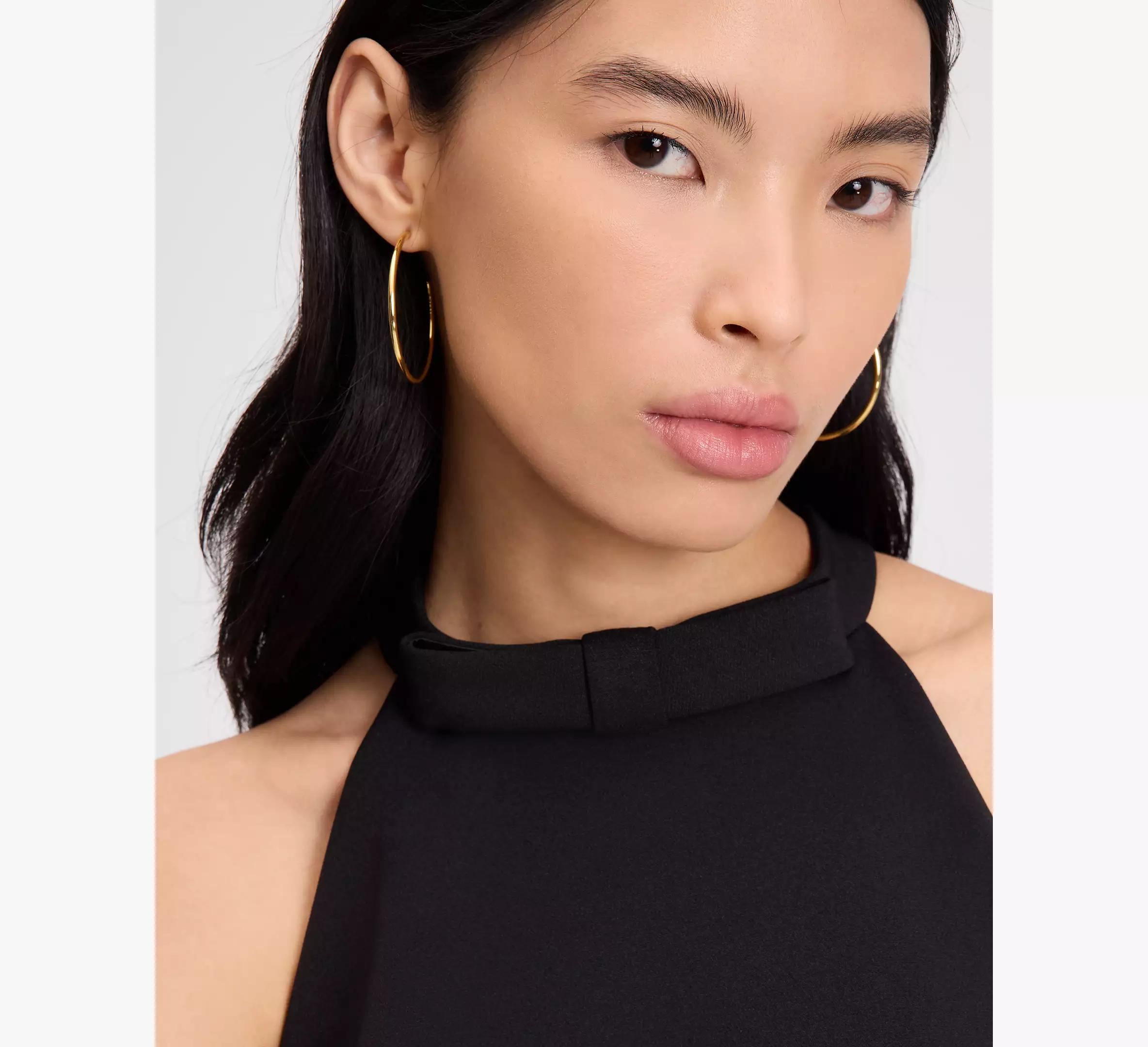 Scallop Bow Neck Dress Product Image