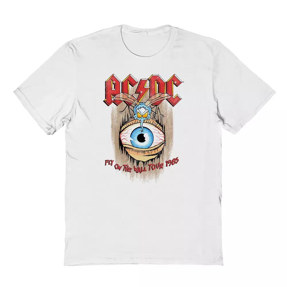 Men's ACDC Graphic Tee, Size: Large, White Product Image