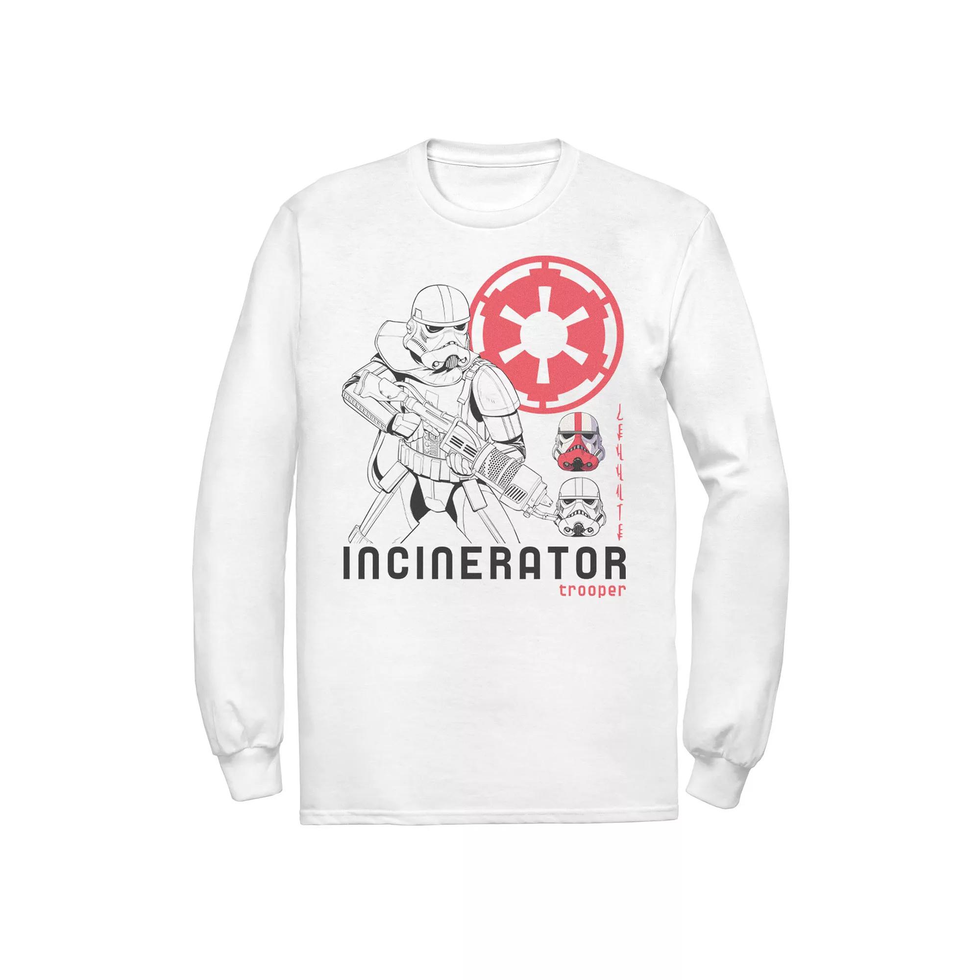 Men's Star Wars The Mandalorian Incinerator Trooper Line Art Tee,  Product Image